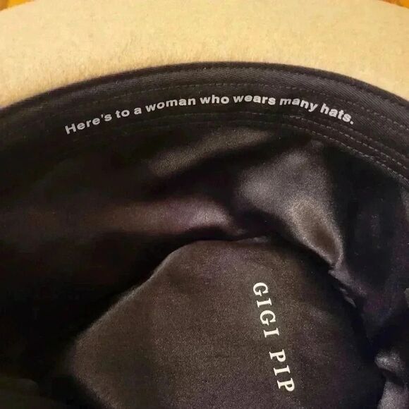 Gigi Pip Women's Tan Australian Wool Monroe Rancher Hat - Picture 12 of 13